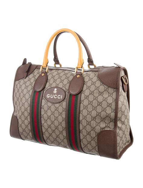 gucci blue duffle bag|Gucci duffle bag for women.